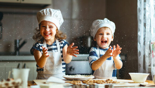 children in need kids baking